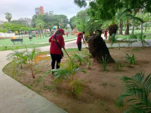 Continúan operativos de limpieza y embellecimiento en avenidas y espacios públicos de Maracaibo