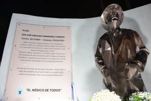 Maracaibo inaugura Plaza San José Gregorio Hernández con una pieza del arquitecto y escultor, Alejandro Von Hertzen.